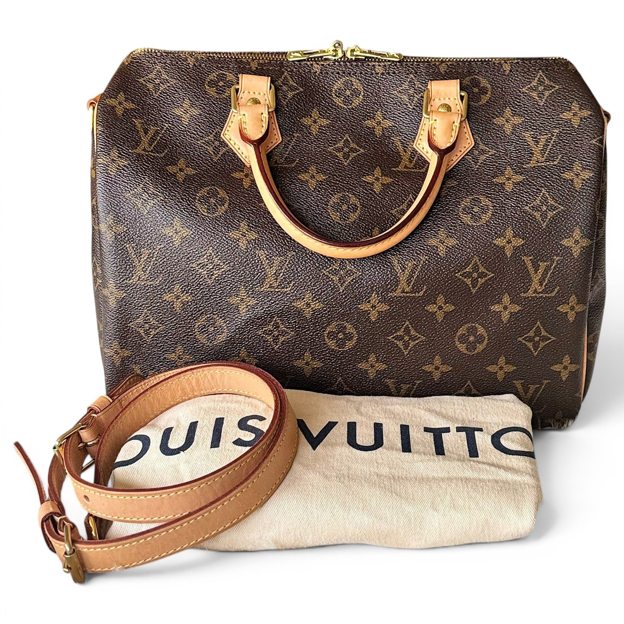 Speedy Bandoulière leather handbag