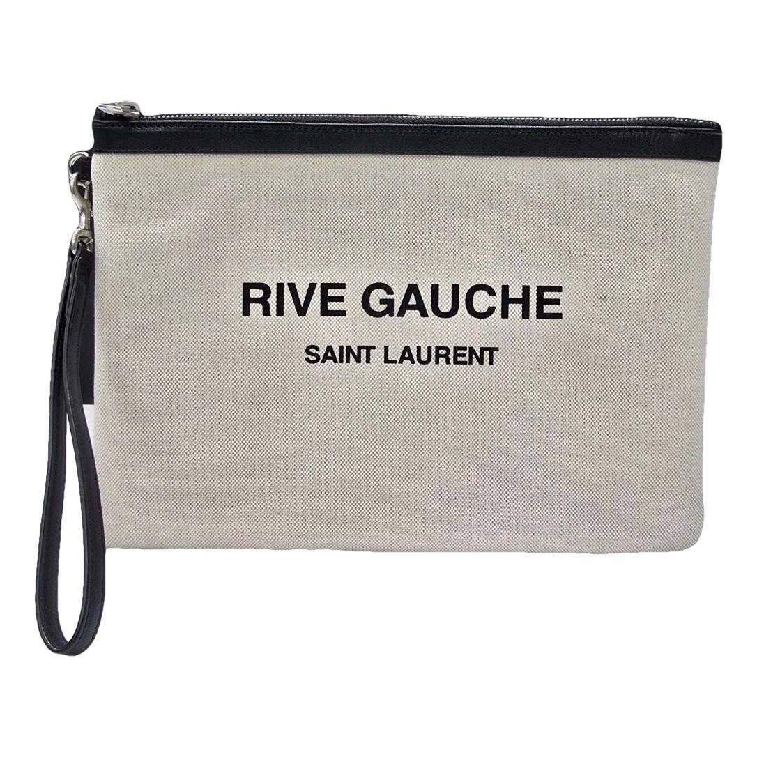 Rive Gauche cloth clutch bag