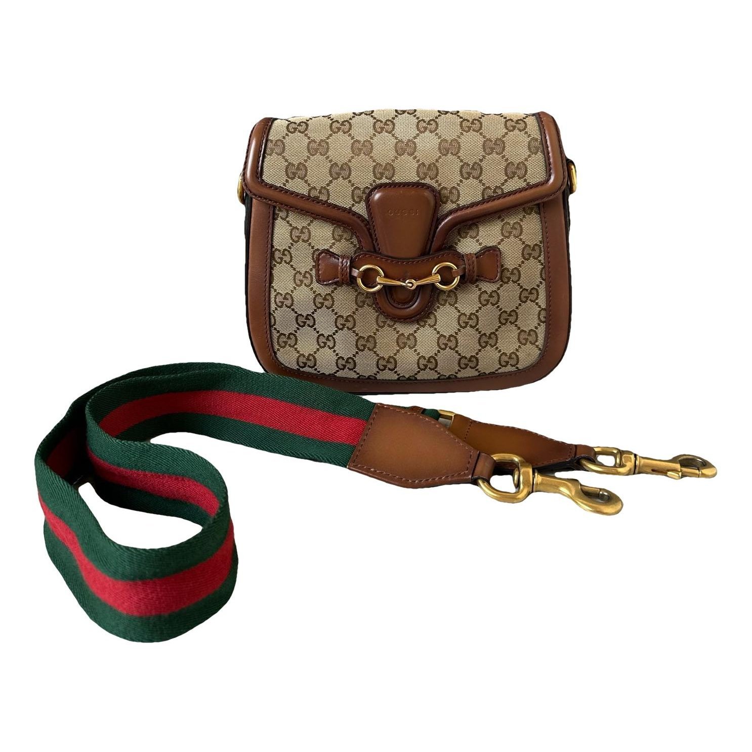 Lady Web leather handbag