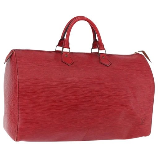 Speedy leather handbag