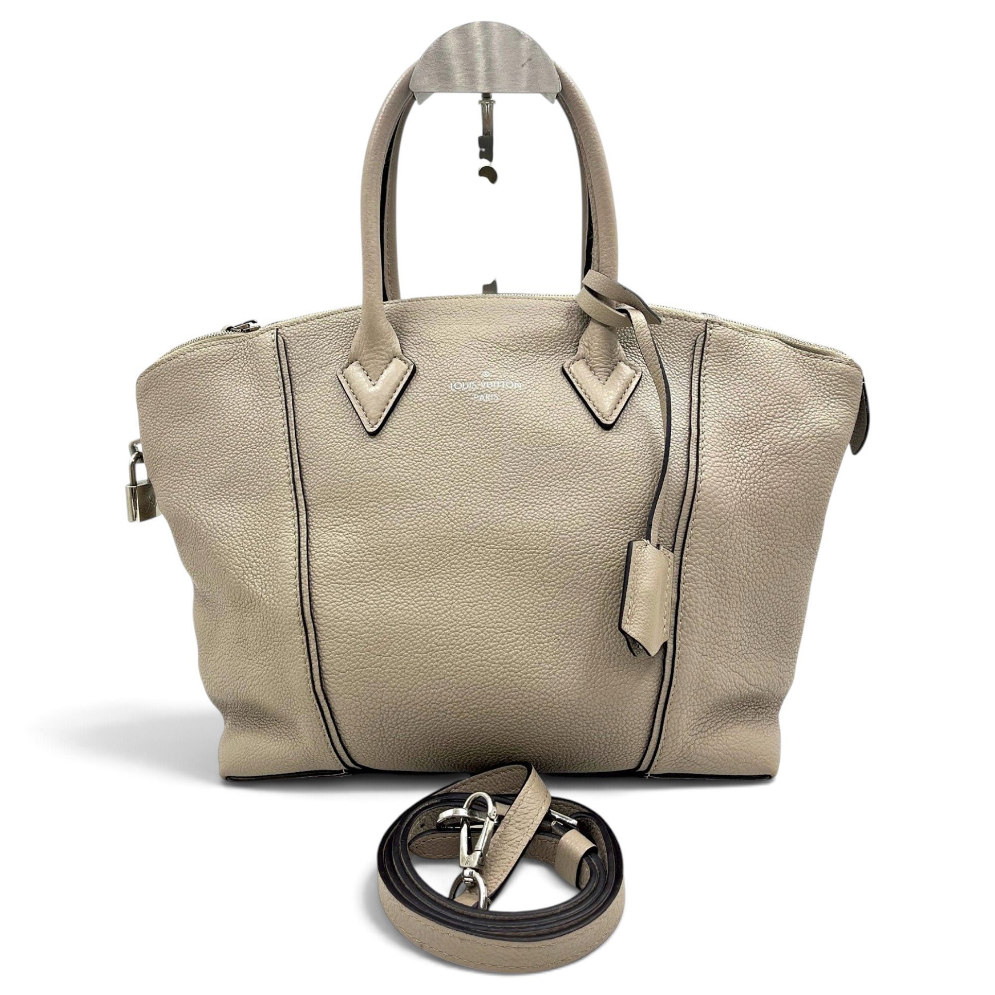 Lockit leather handbag