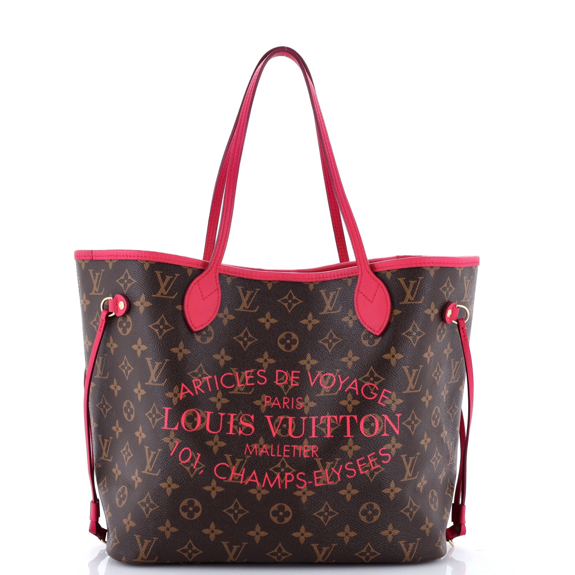 Neverfull Tote Limited Edition Ikat Monogram Canvas with Leather MM