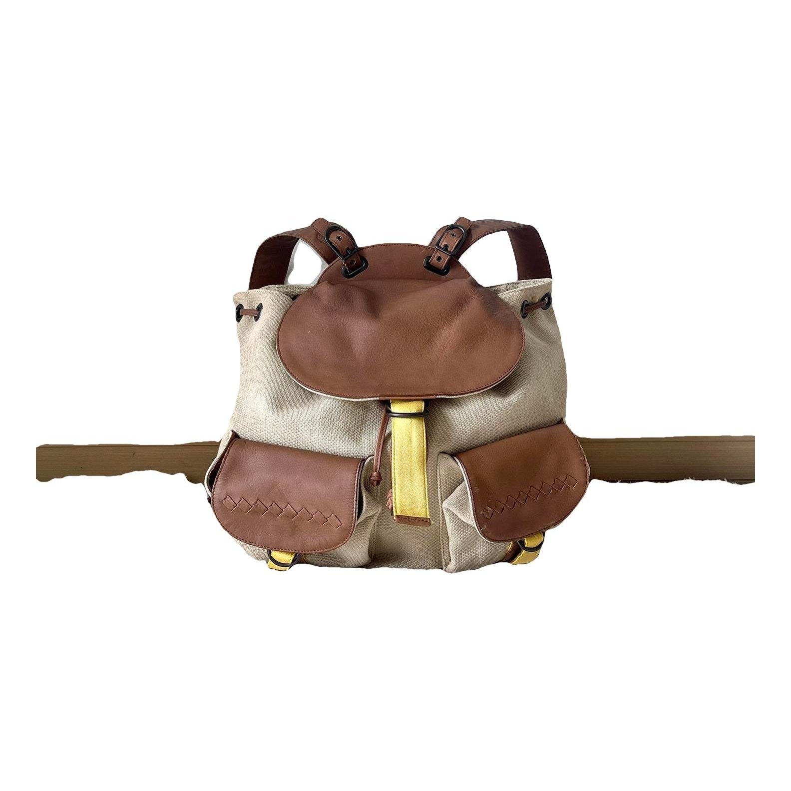 Leather backpack