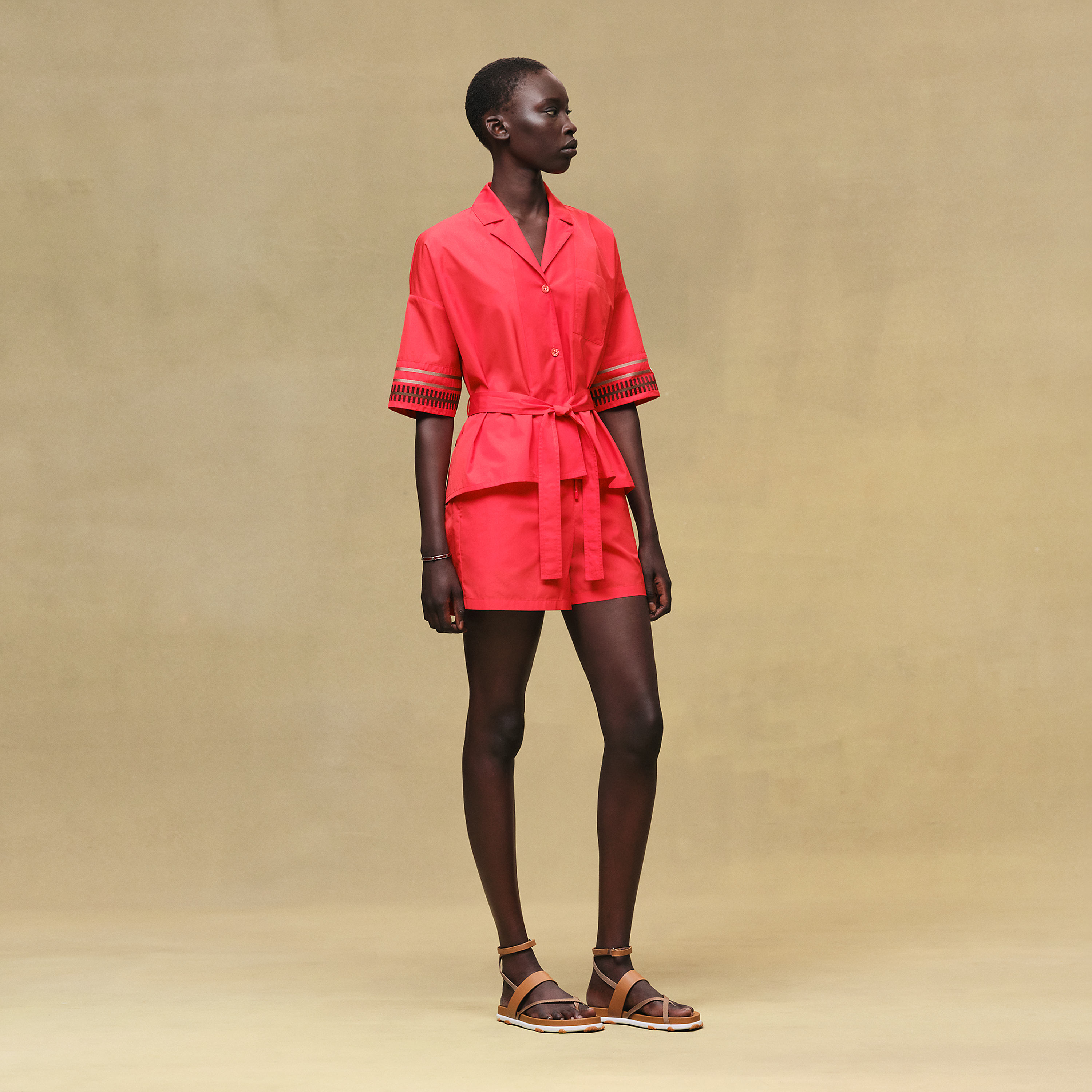 Embroidered beach tunic