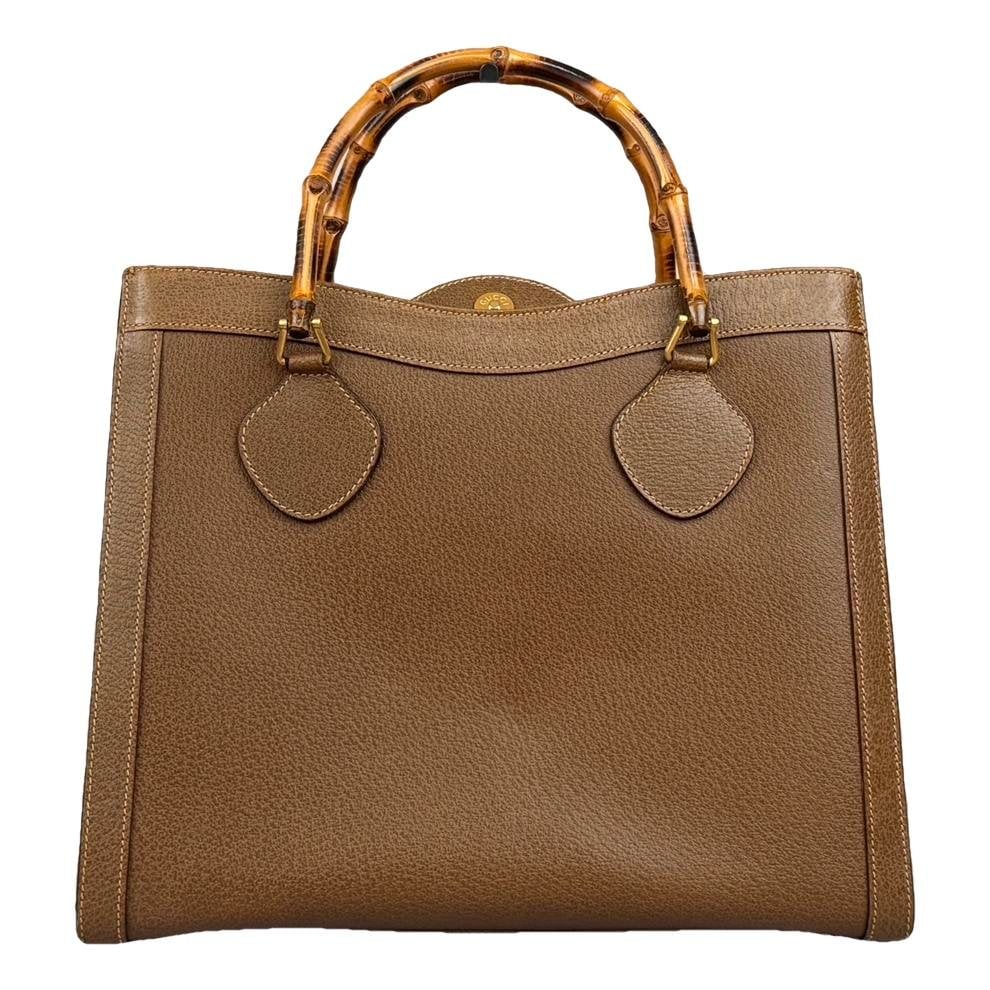 Diana Bamboo leather tote