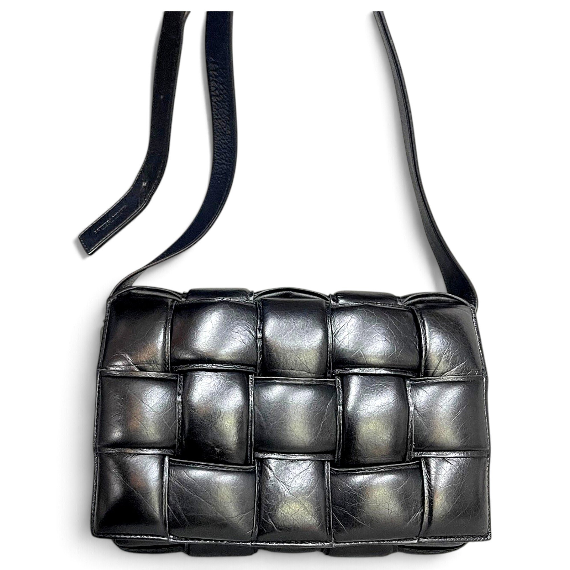Cassette Padded leather crossbody bag