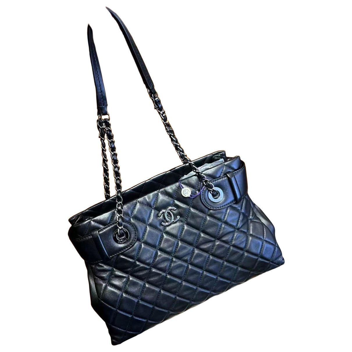 Leather tote
