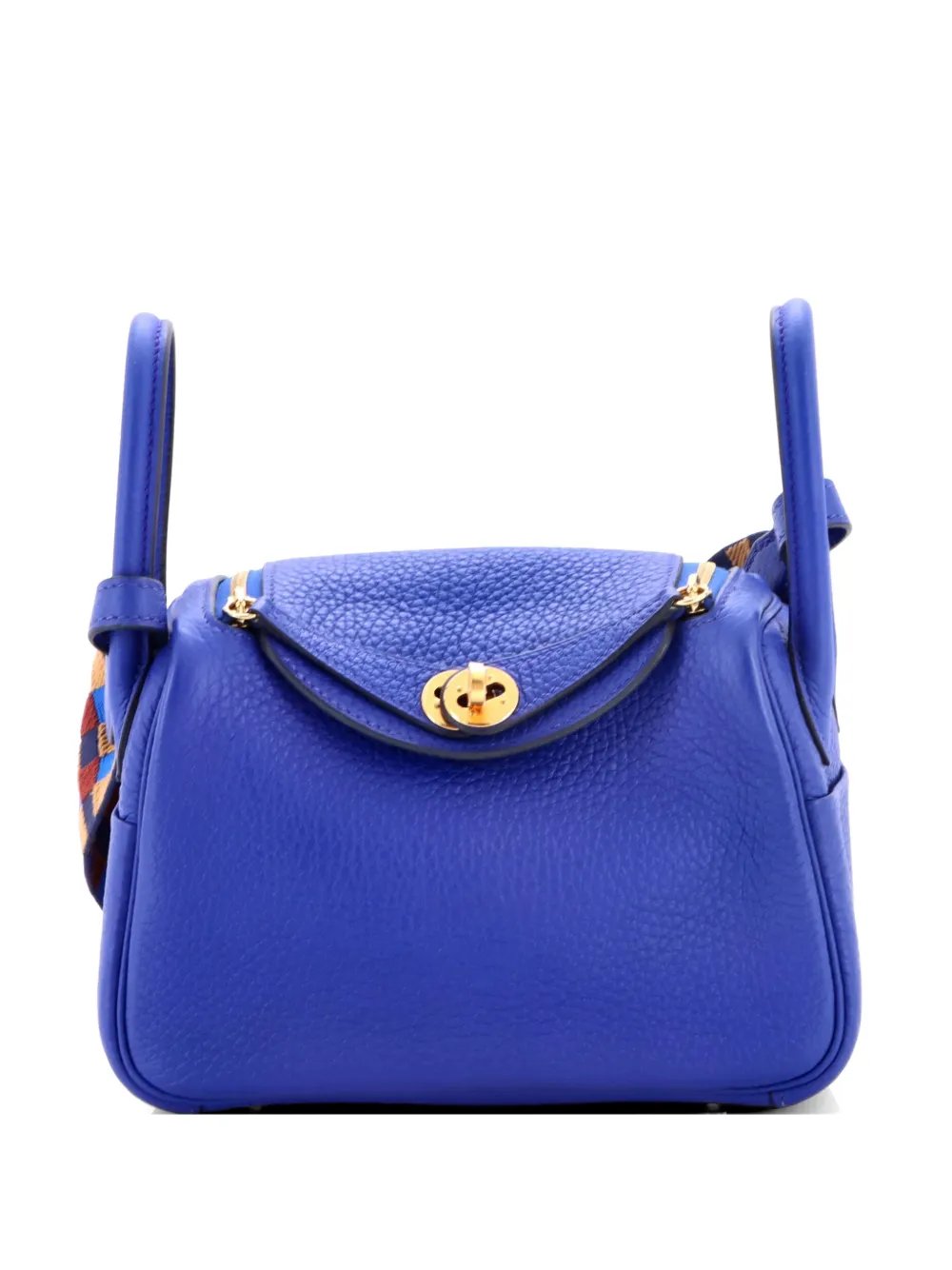 Lindy Quadrille Bag Clemence with Canvas Mini crossbody bag