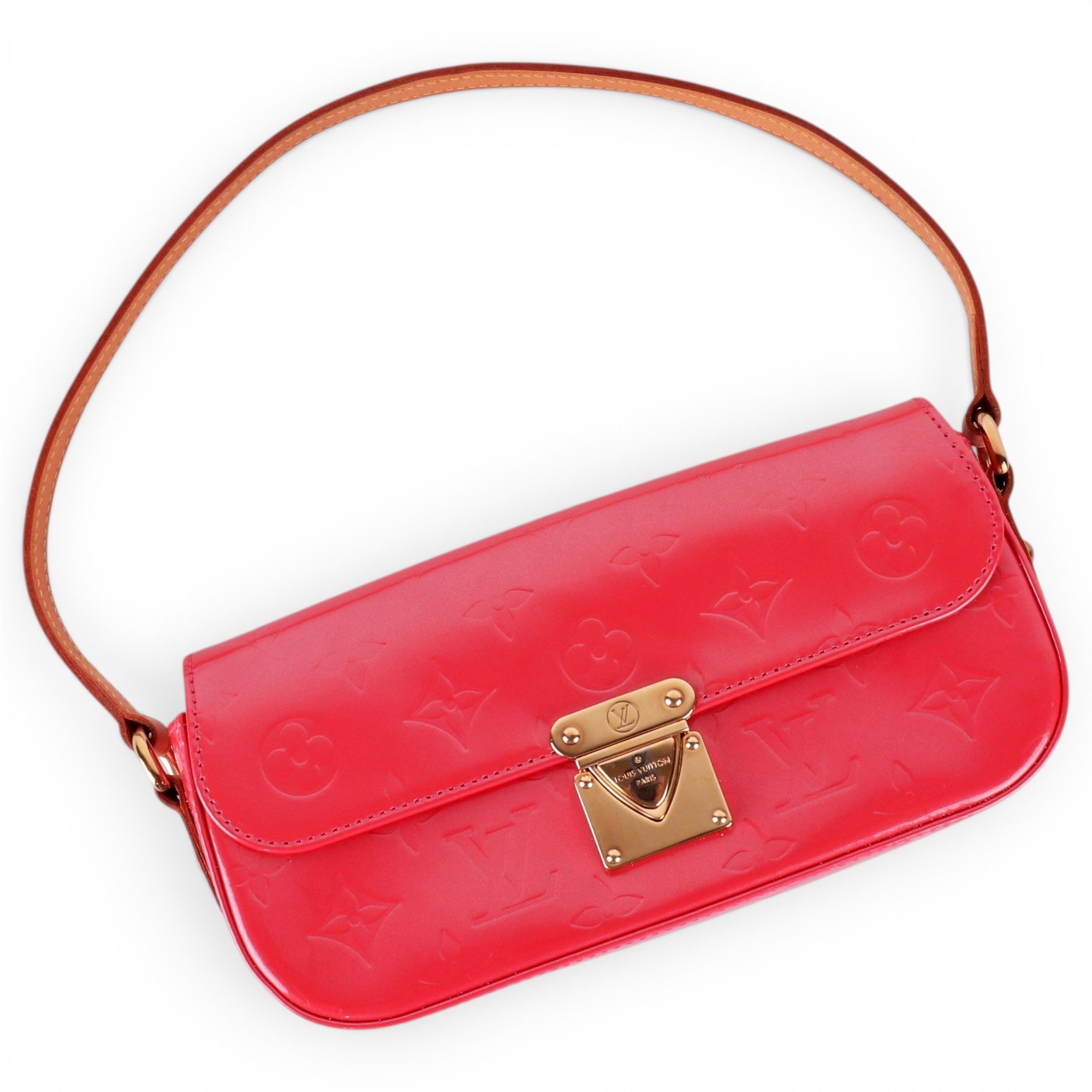 Malibu Street patent leather handbag