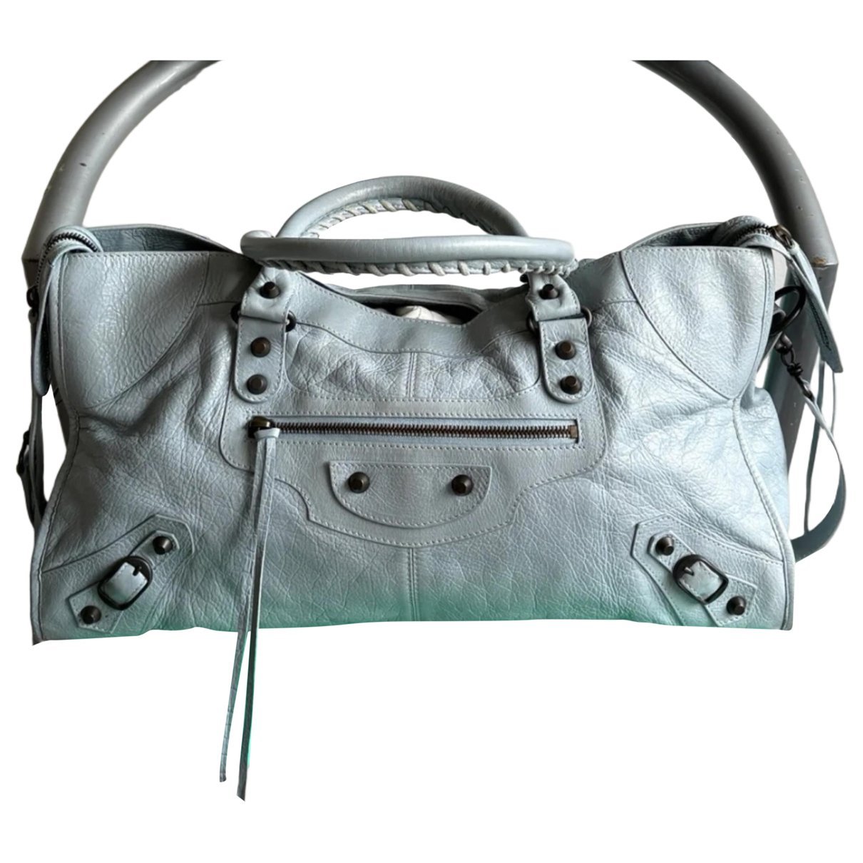 City leather bag