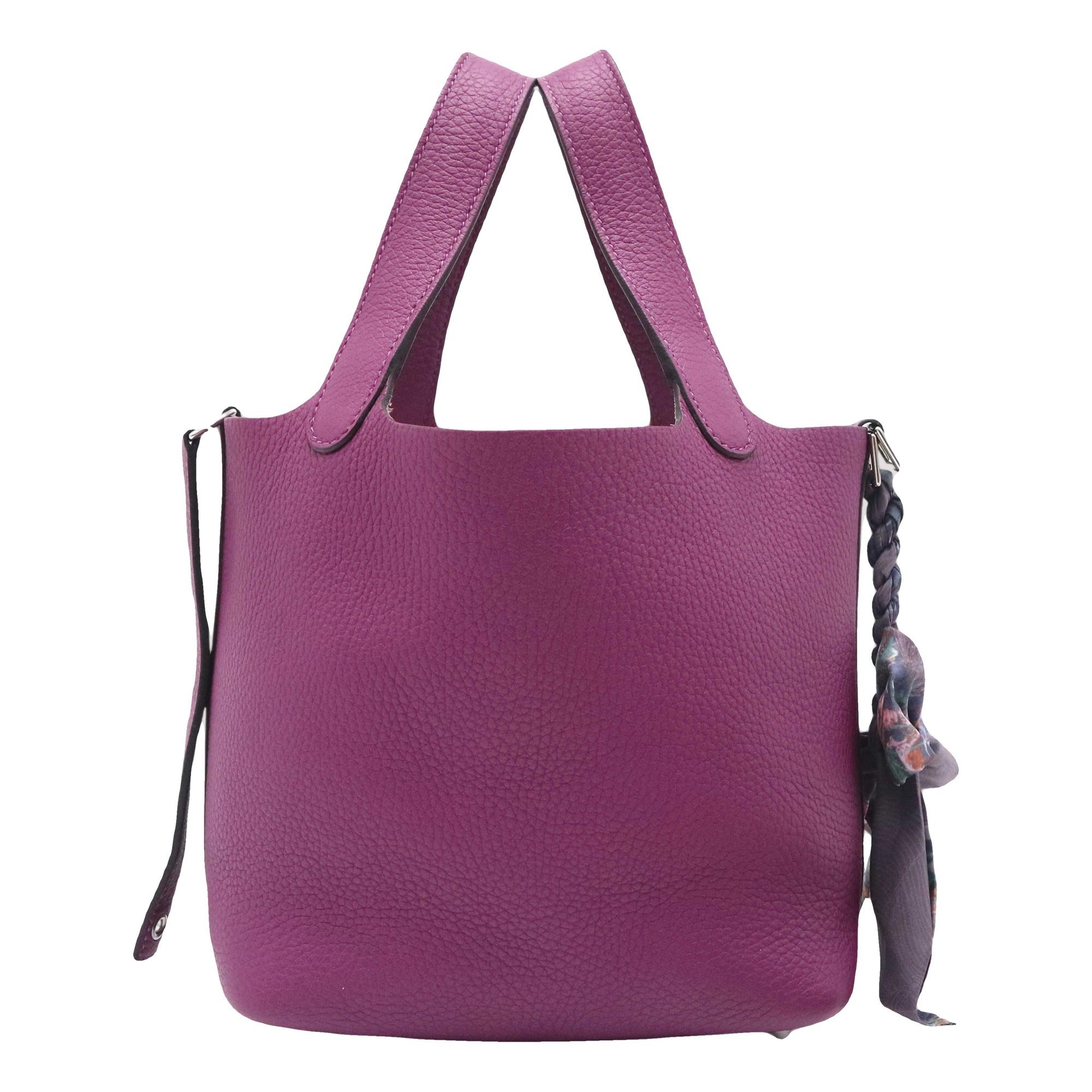 Picotin leather handbag