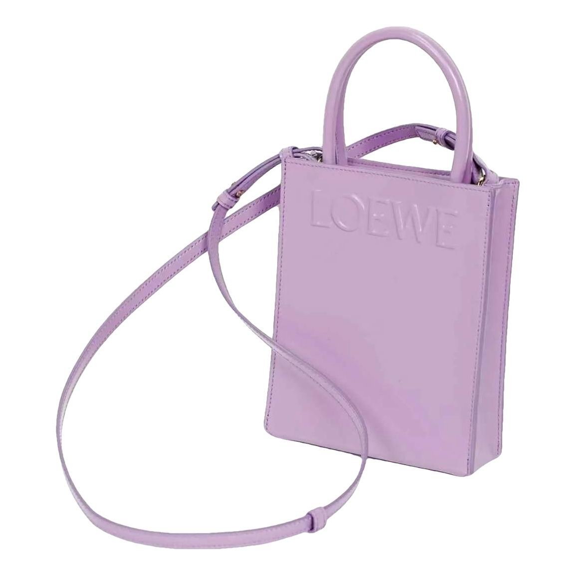 Leather tote