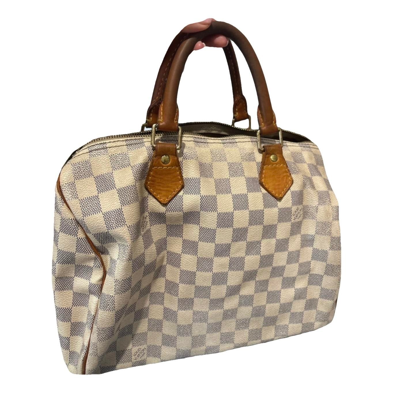 Speedy leather handbag