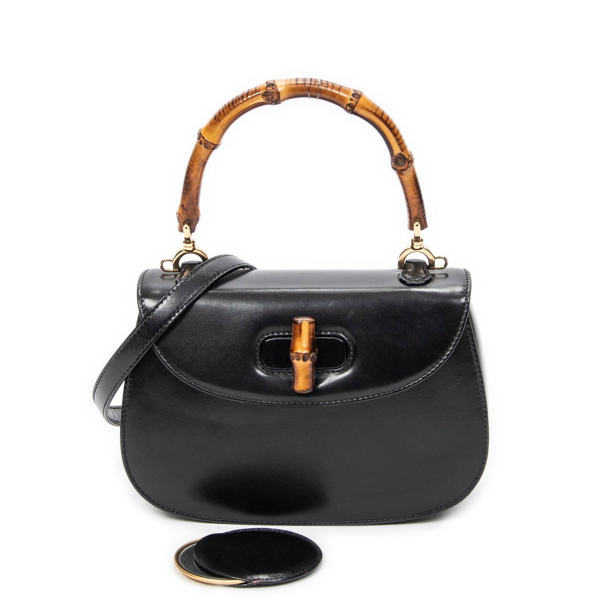 Bamboo leather handbag