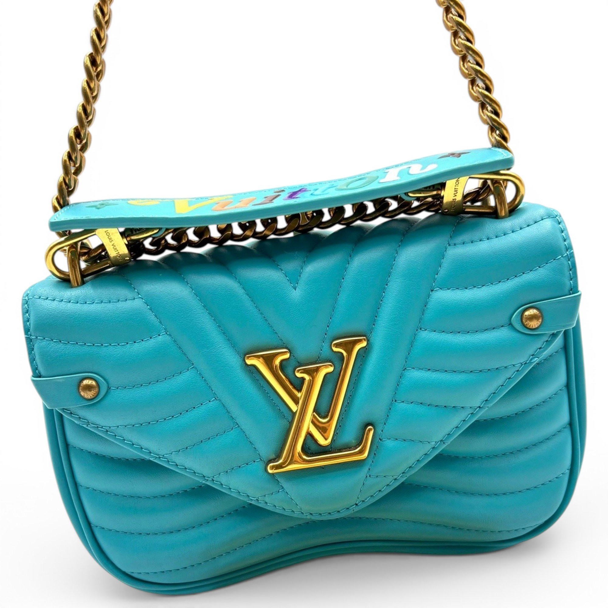 New Wave leather handbag