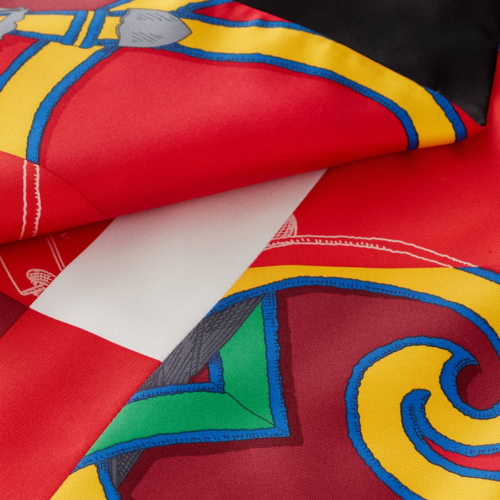 l'Instruction Du Roy Bayadere Souatine Triangle Scarf