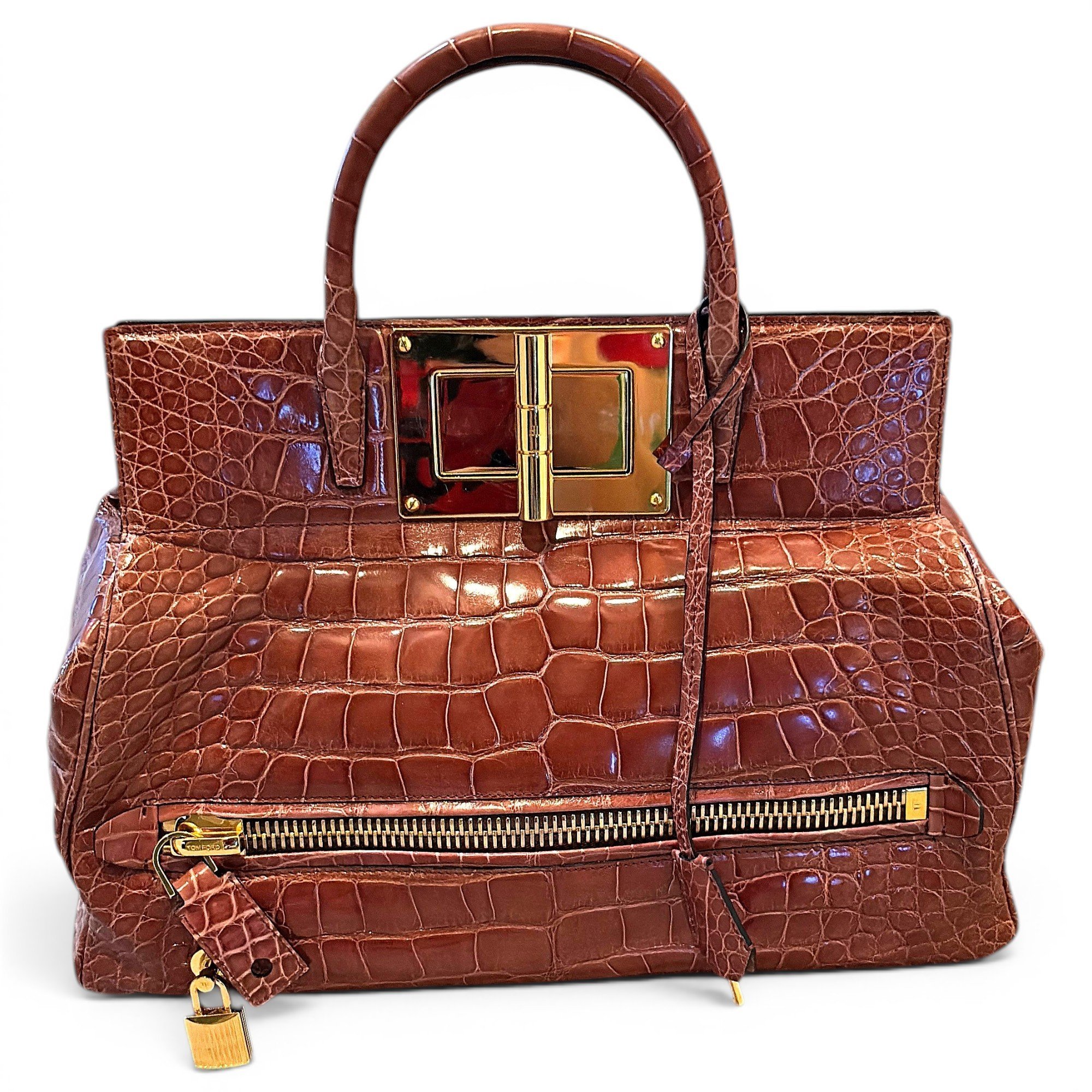 Tom Ford Tara crocodile handbag