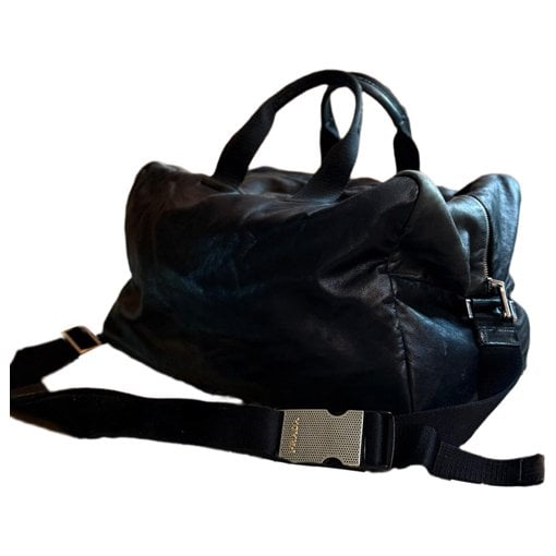 Leather bowling bag