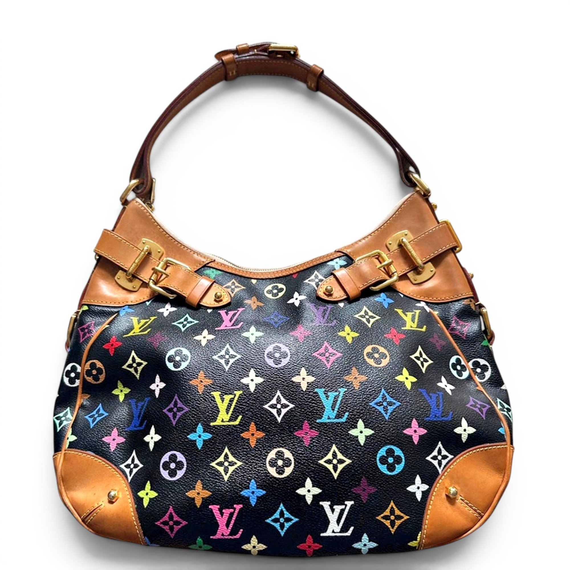 Greta leather handbag