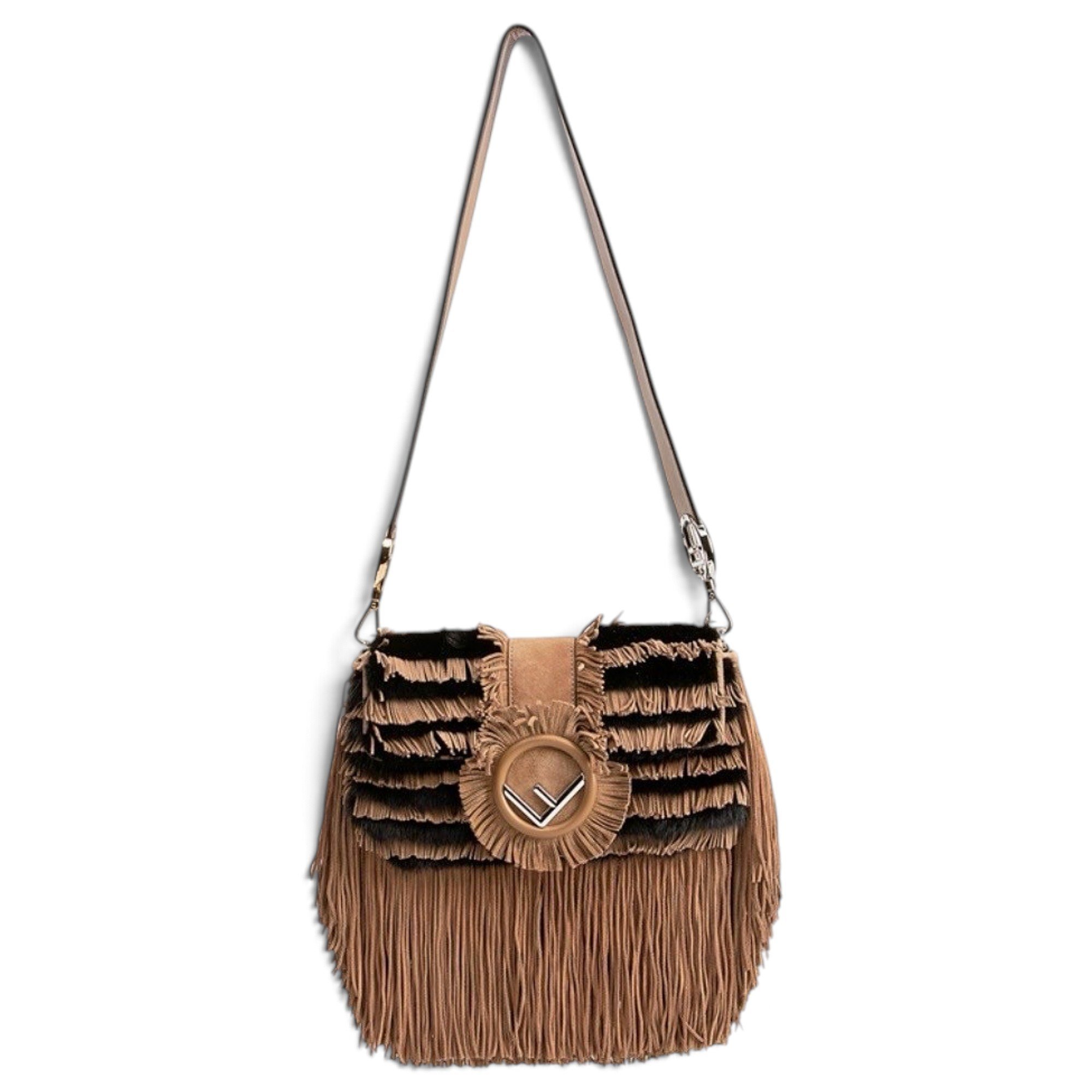 Baguette leather handbag