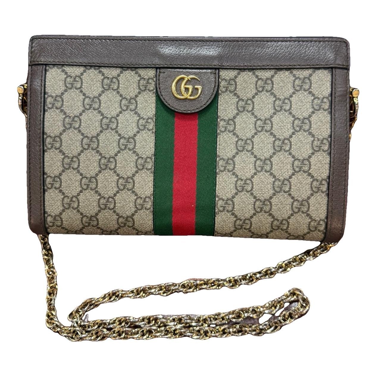 Ophidia Chain leather handbag