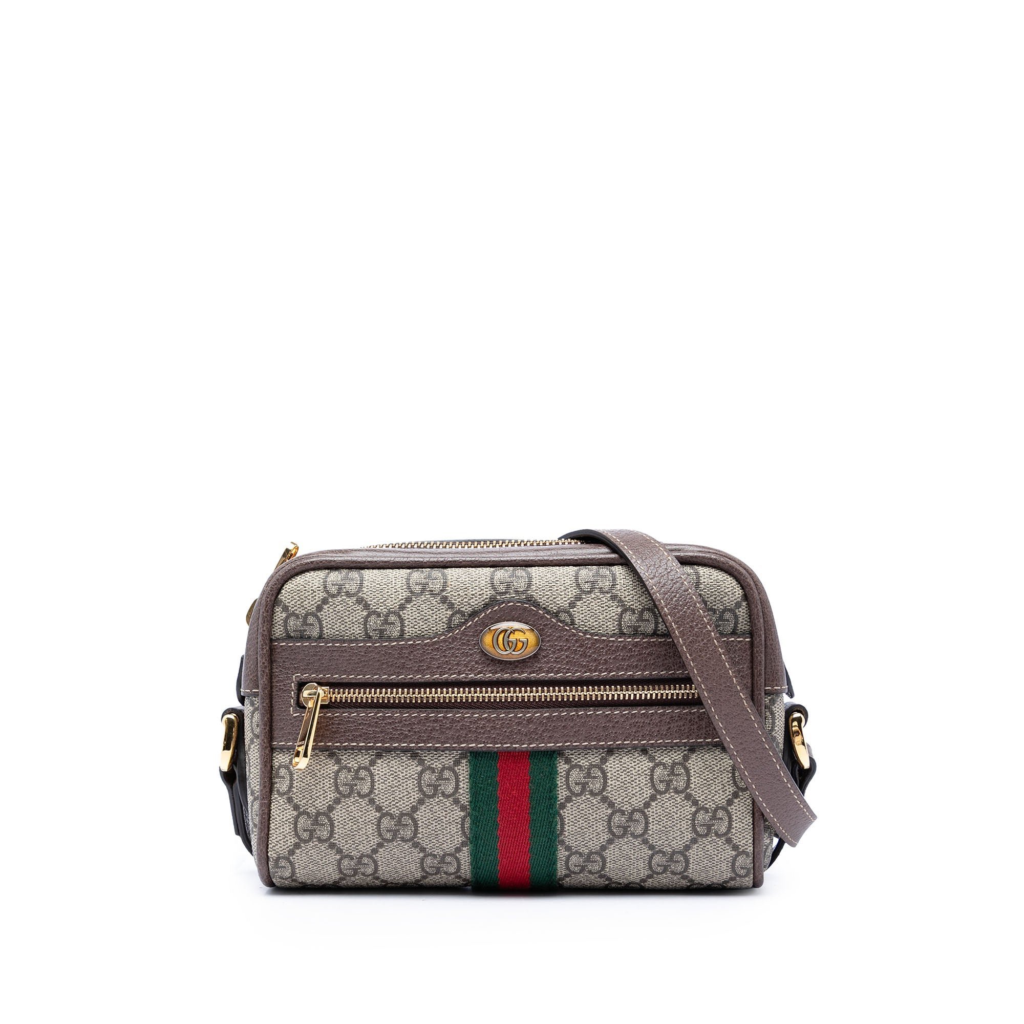 Ophidia leather crossbody bag
