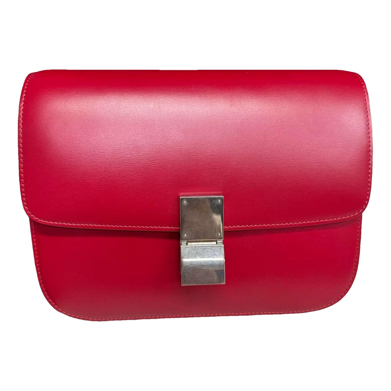Classic leather crossbody bag