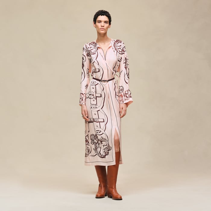 Rose Opaline "Ferronnerie Remix" Caftan