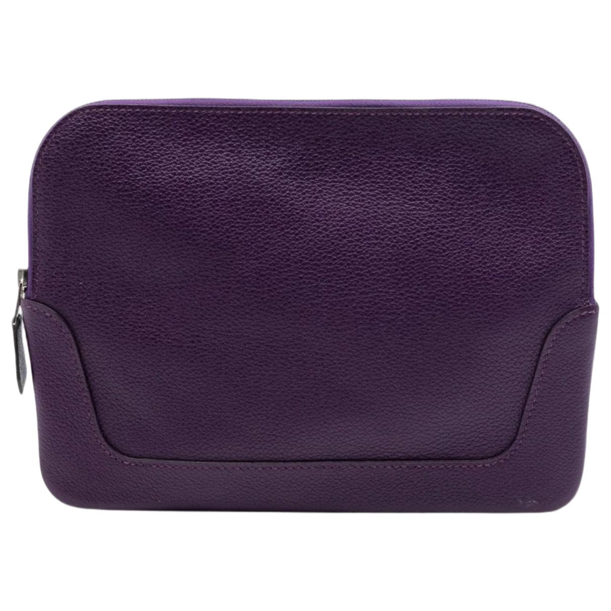 H leather bag