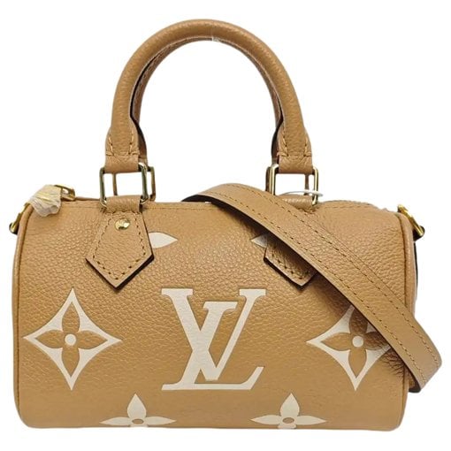 Nano Speedy / Mini HL leather handbag