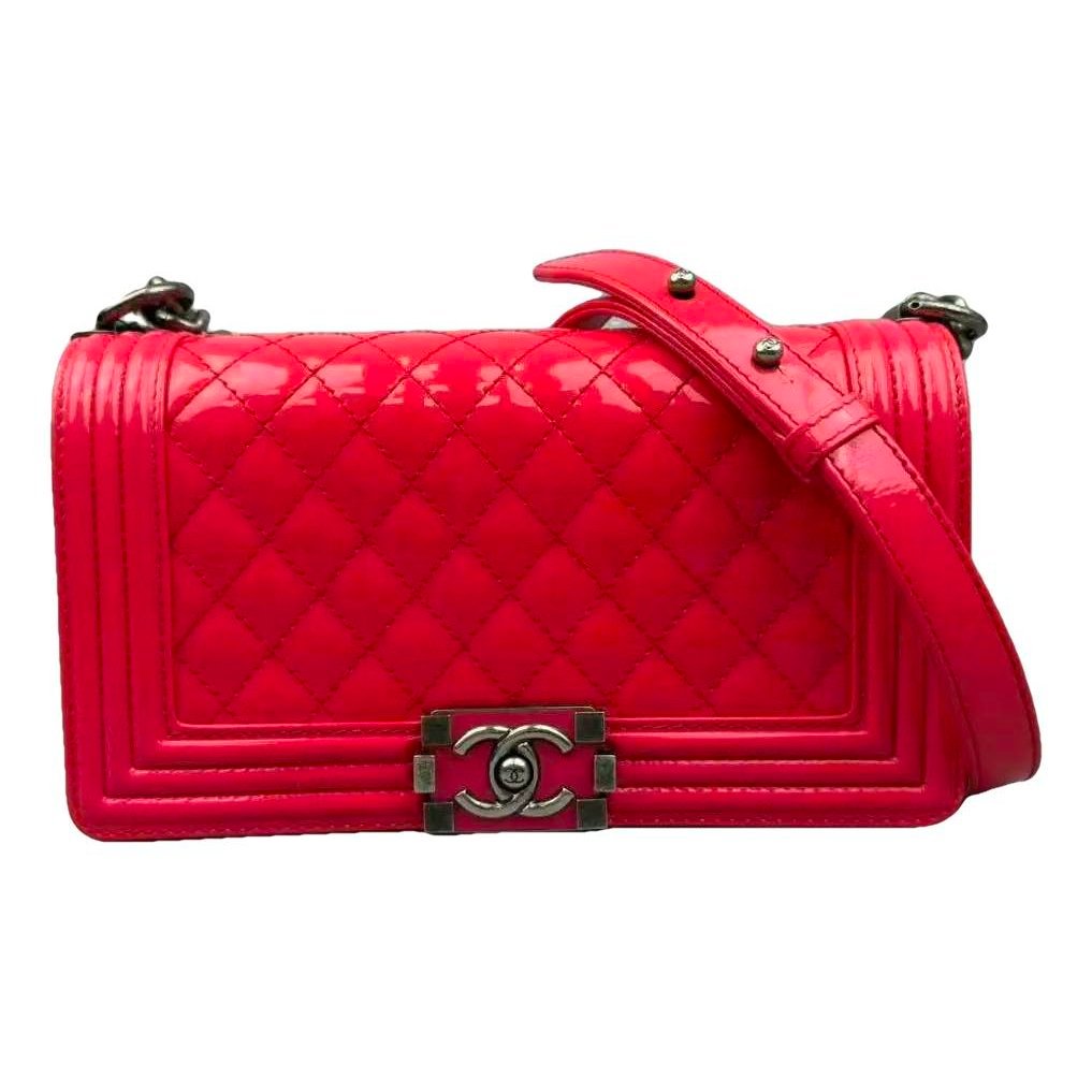 Boy patent leather handbag
