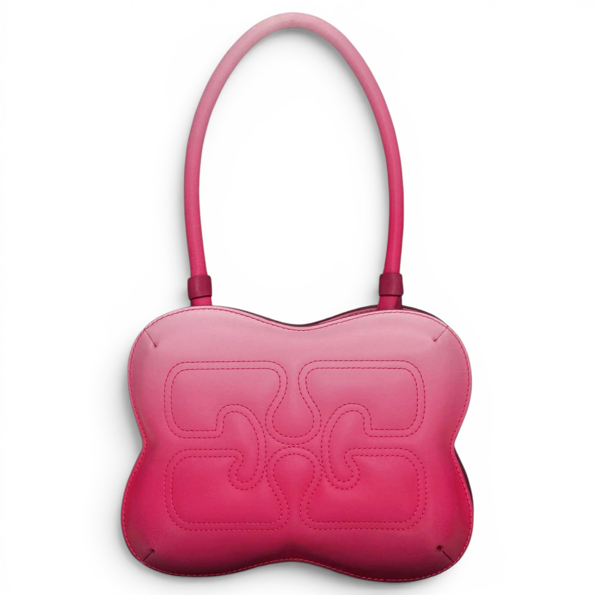 Butterfly leather handbag
