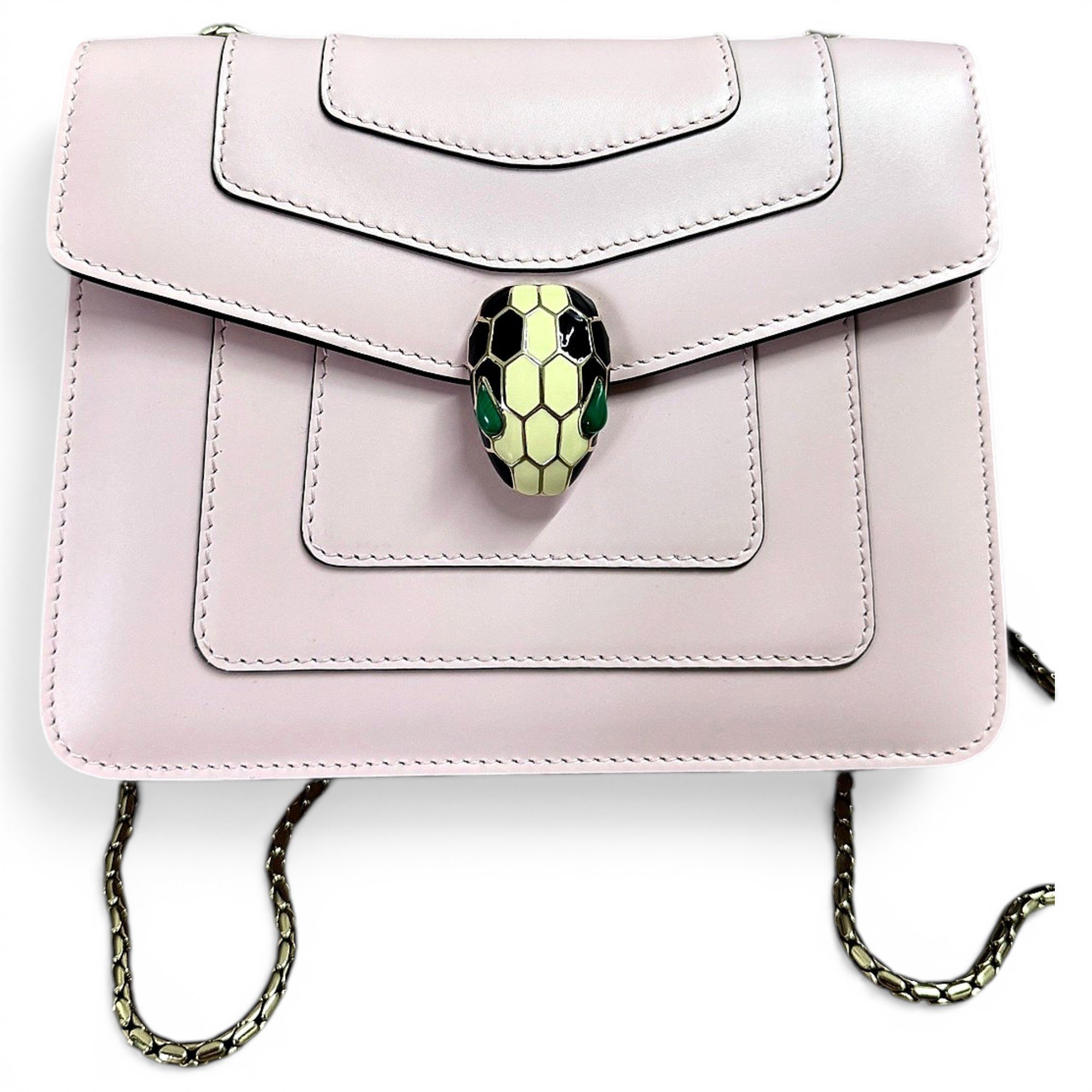 Serpenti leather crossbody bag
