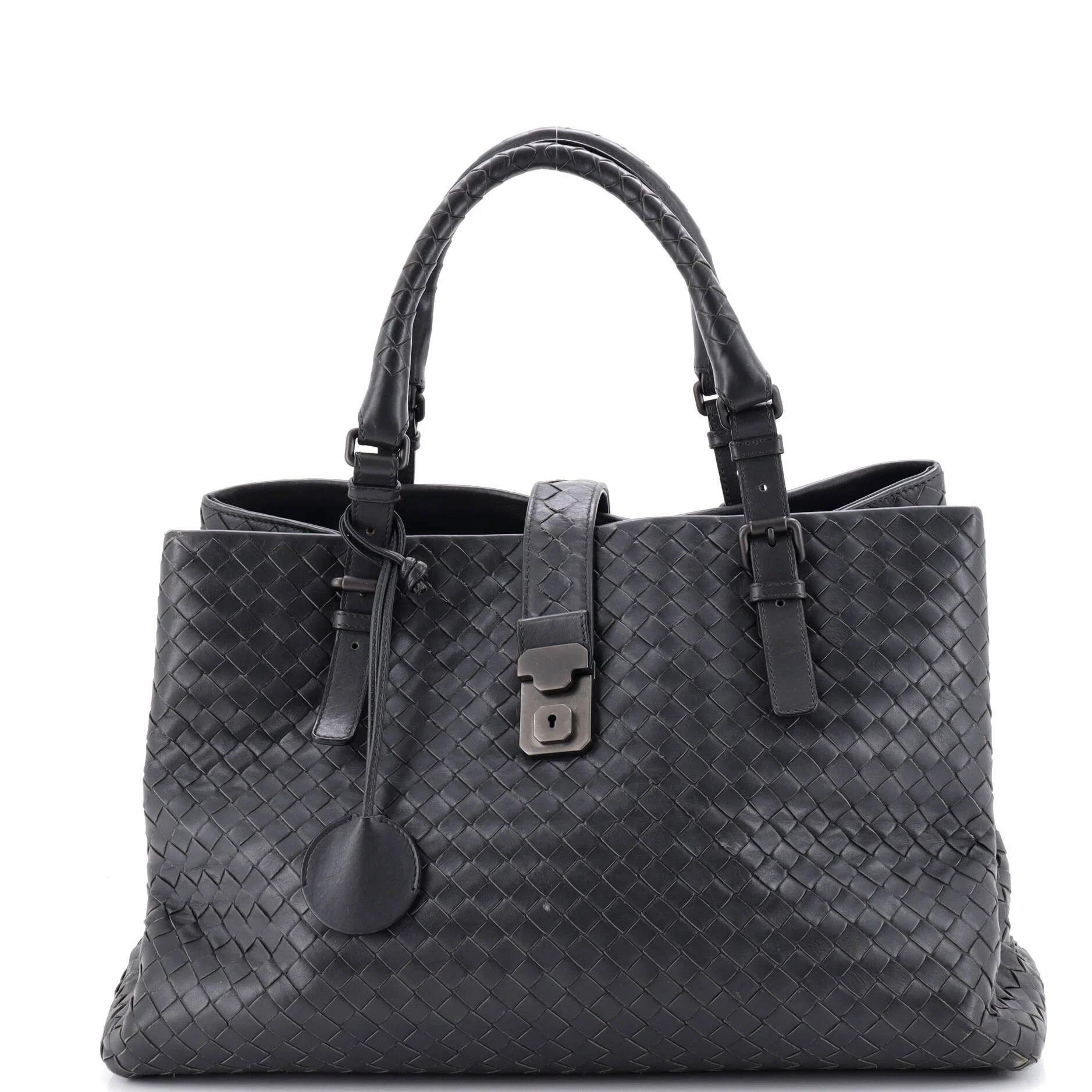 Leather tote