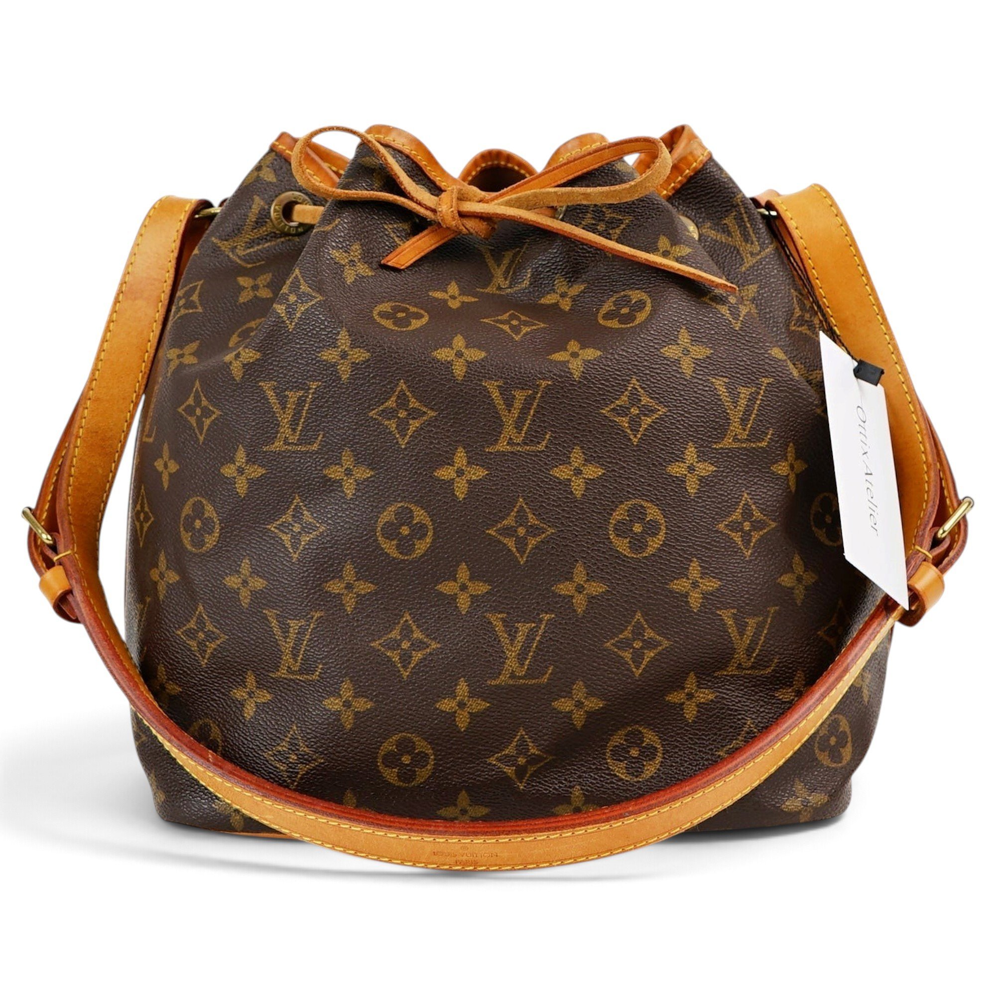 Poche Noé leather handbag