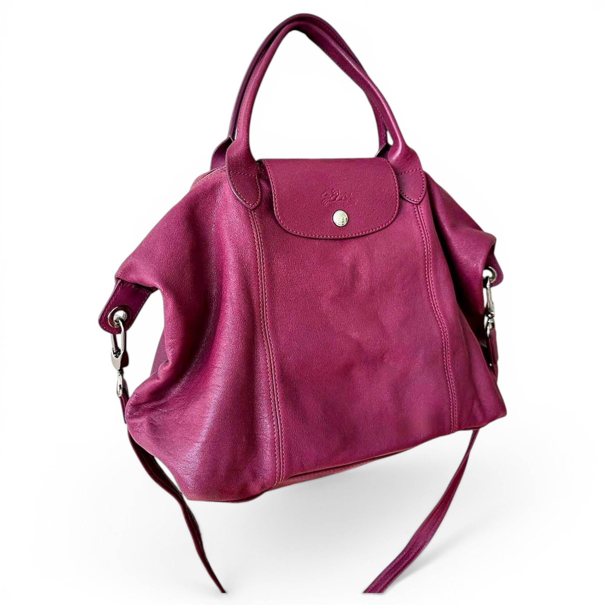 Pliage leather handbag