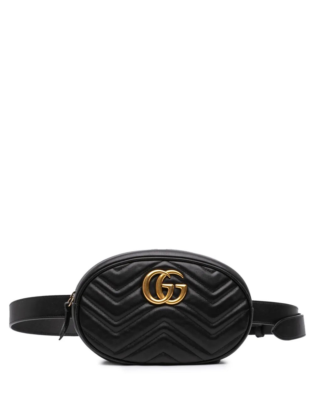 2016-2026 GG Marmont Matelasse Calfskin belt bag