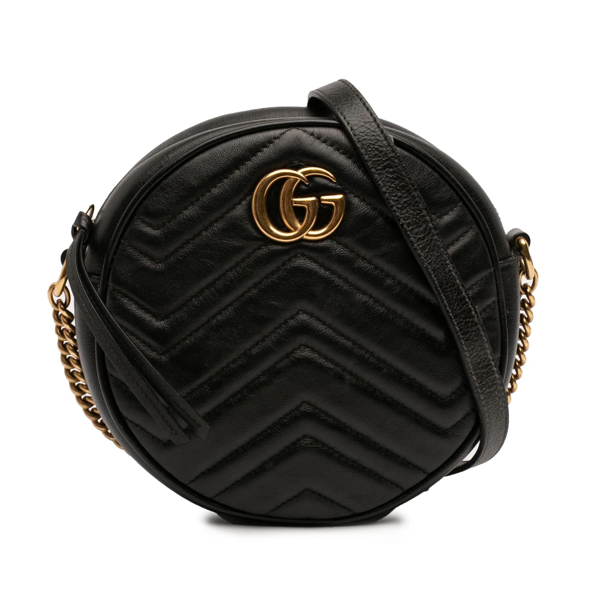 GG Marmont pony-style calfskin handbag