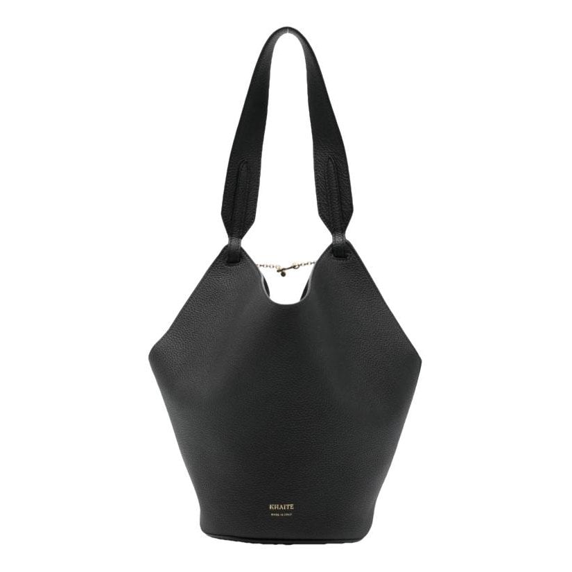Khaite Lotus leather handbag