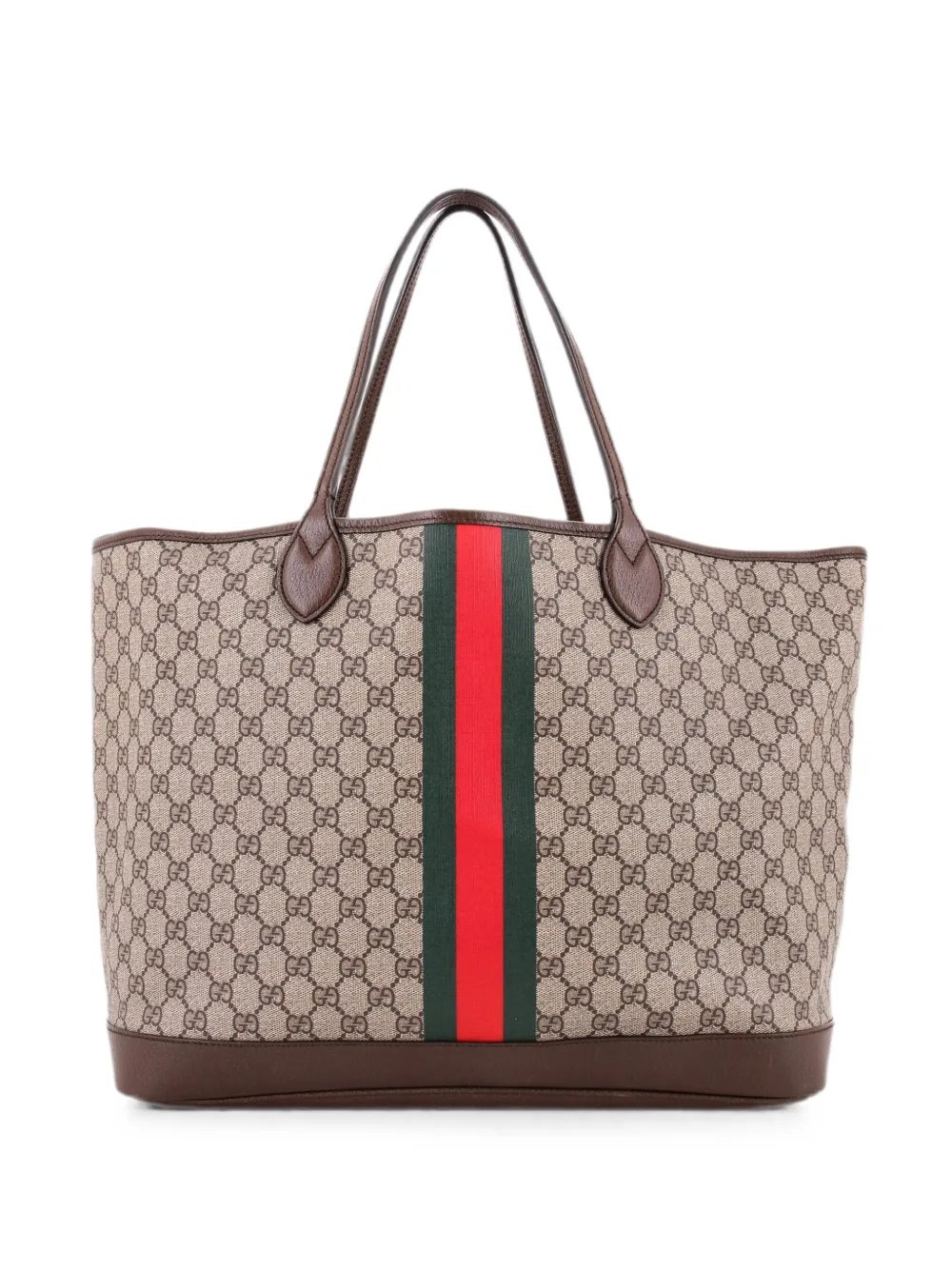 Ophidia Open Shopping GG Coated Canvas Large tote bag