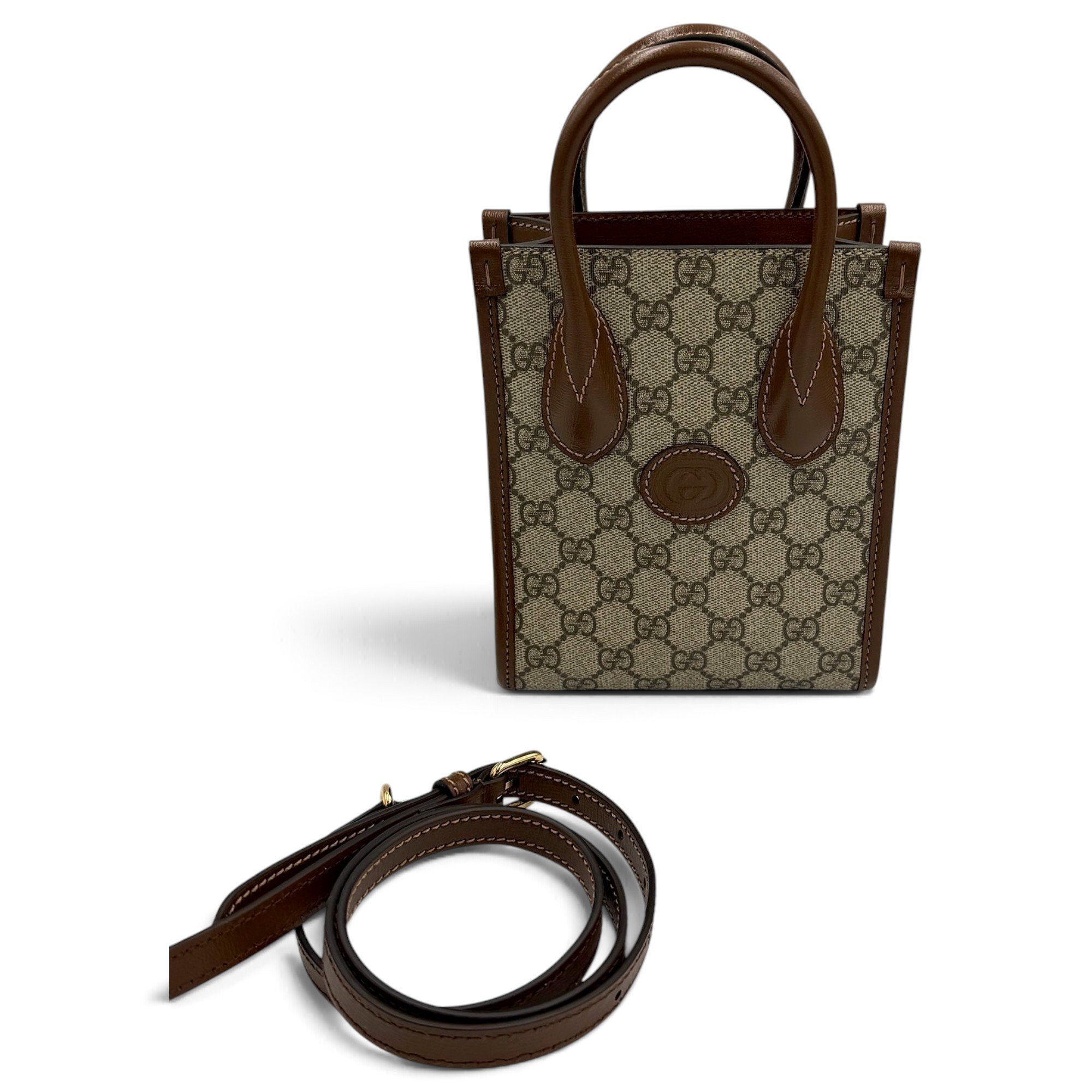 Ophidia leather tote