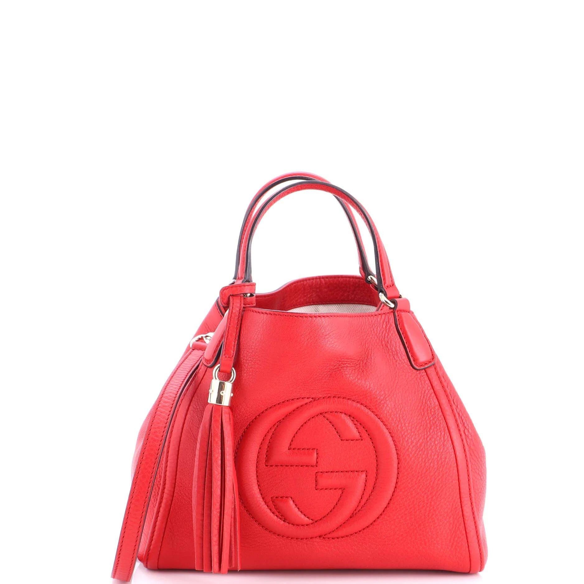 Leather handbag
