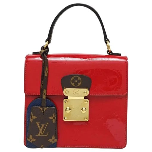Spring street patent leather handbag
