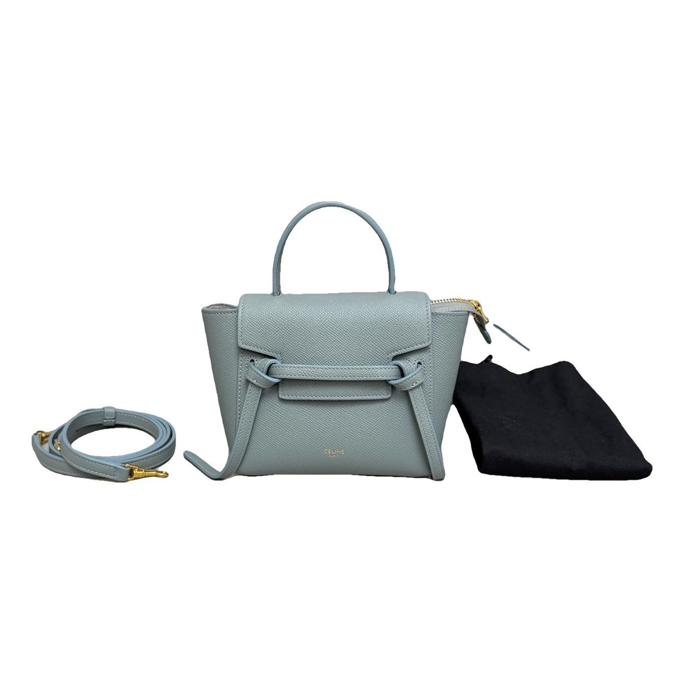 Belt leather handbag