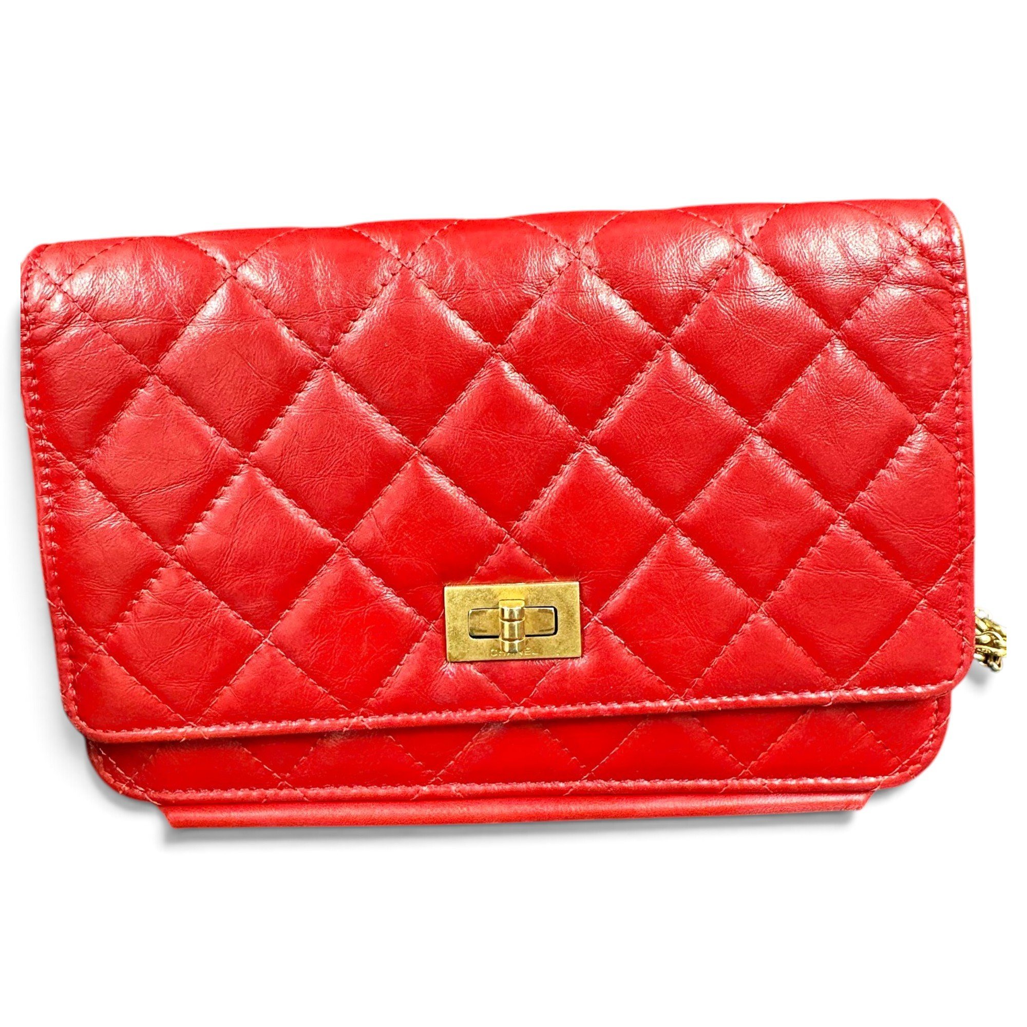 Wallet On Chain 2.55 leather crossbody bag