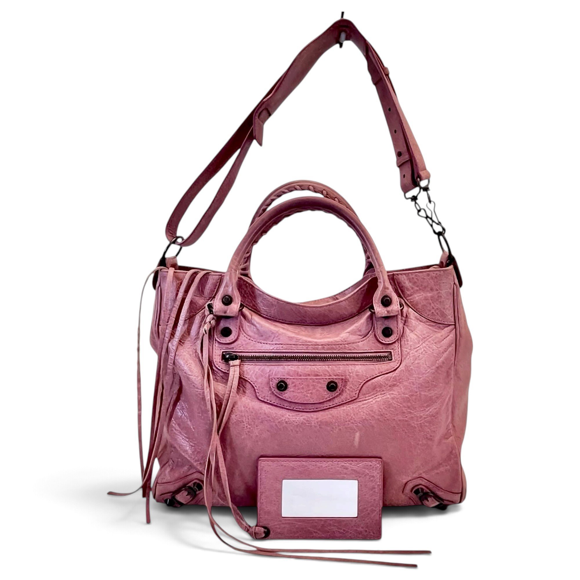 Vélo leather handbag