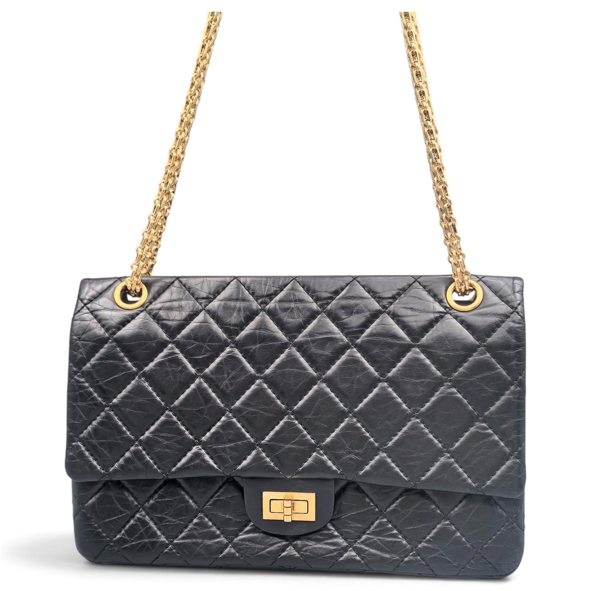 2.55 leather handbag