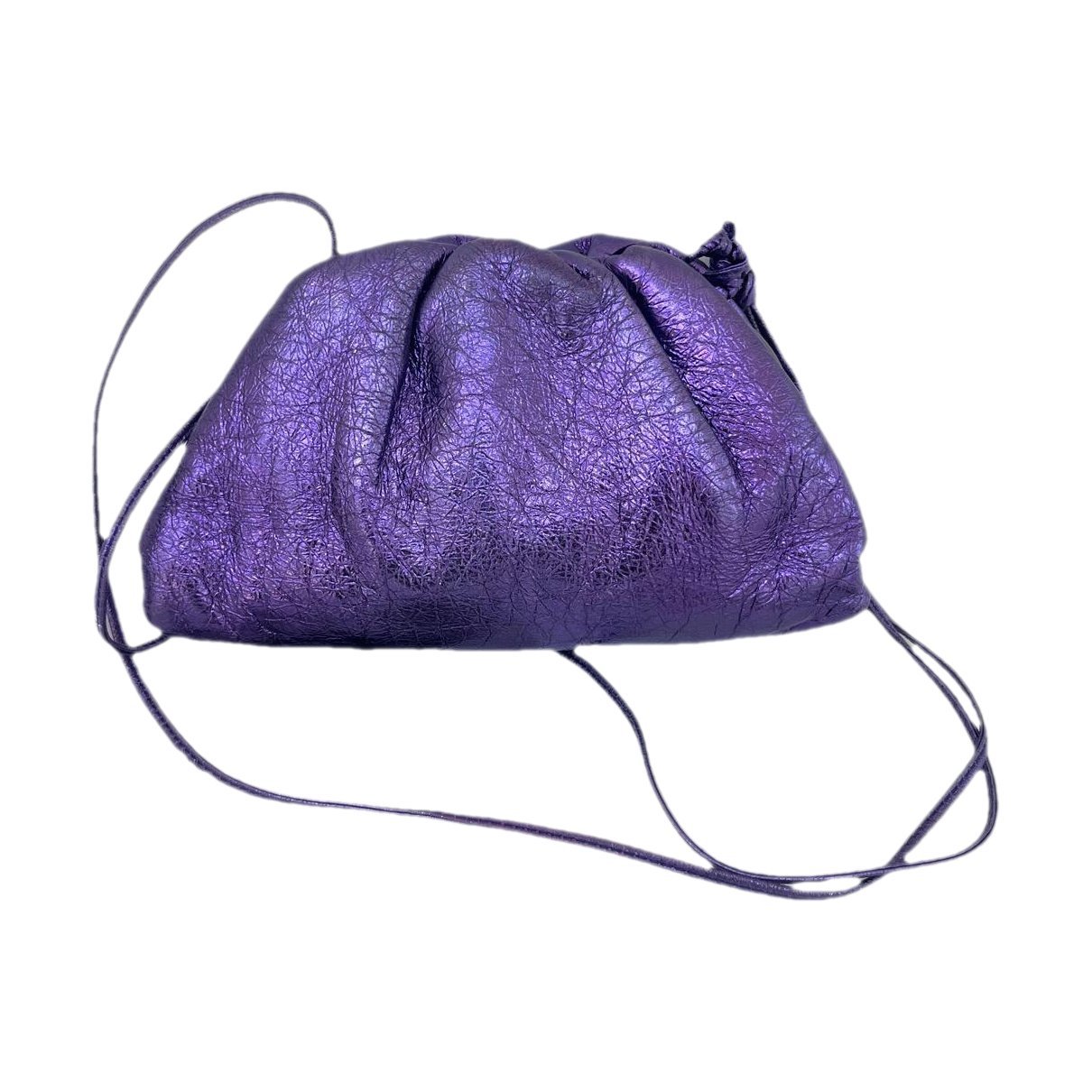 Pouch leather handbag