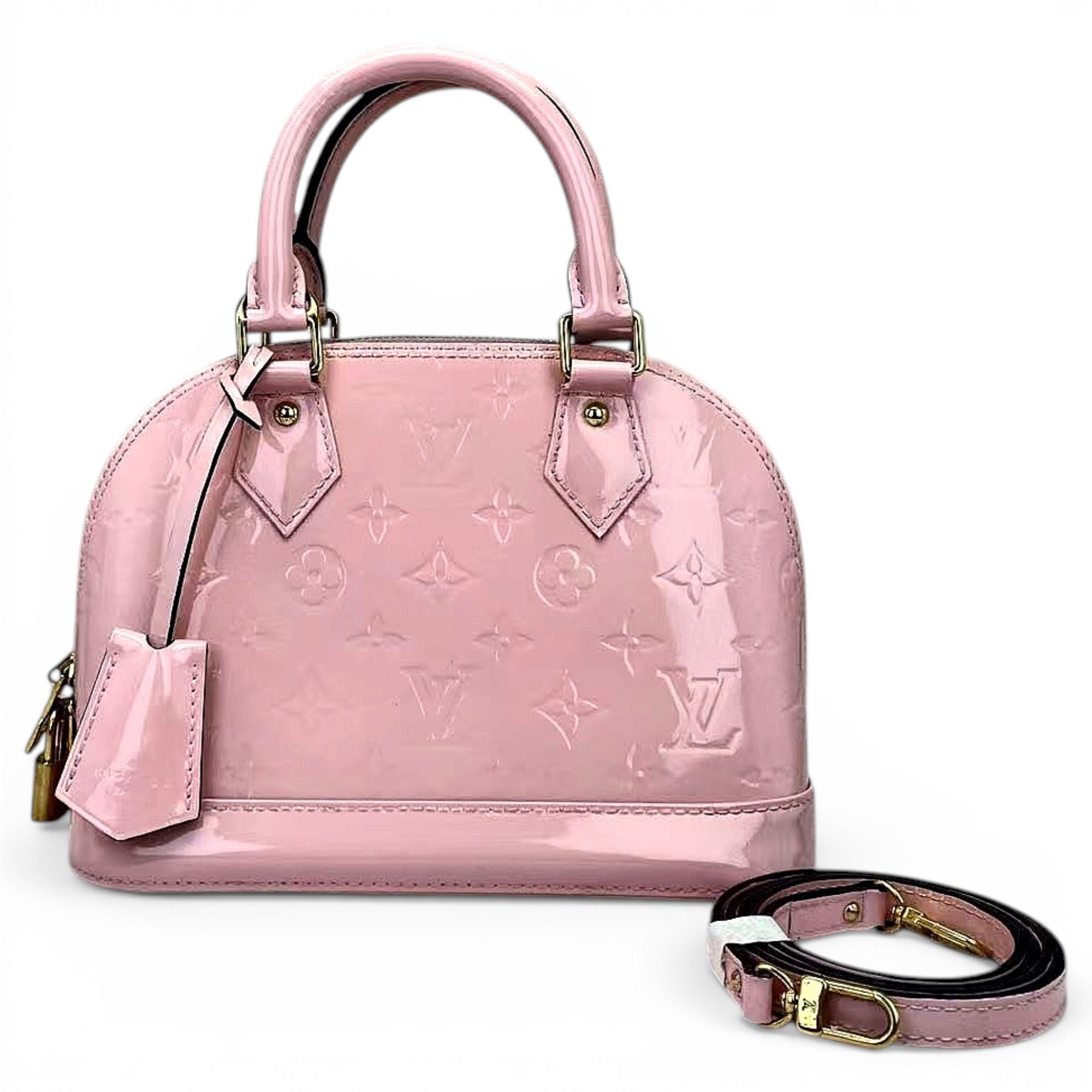 Alma patent leather handbag