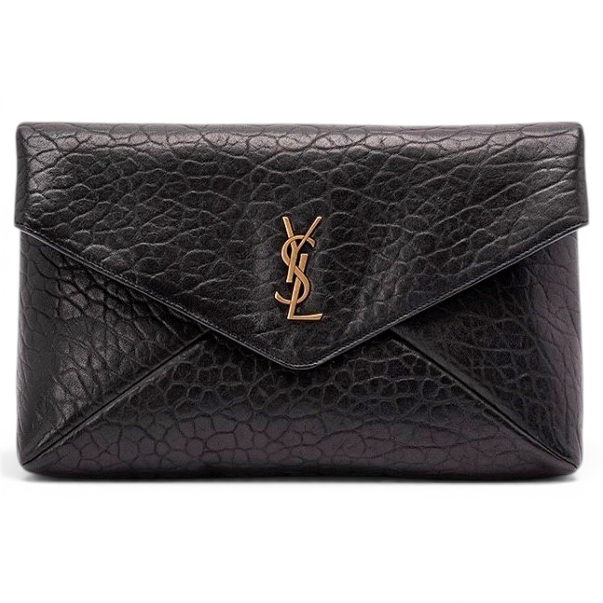 Cassandre leather clutch bag